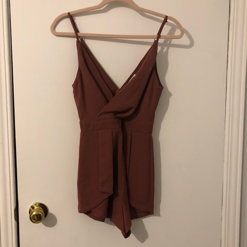 Mauve Taupe Mura Boutique Romper